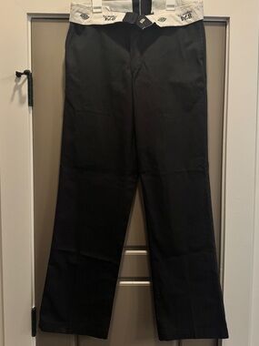 Dickies Black Straight-Leg Work Chinos